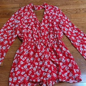 Flower print Romper